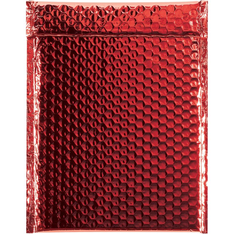 9 x 11 12 red glamour bubble mailers gbm0911r