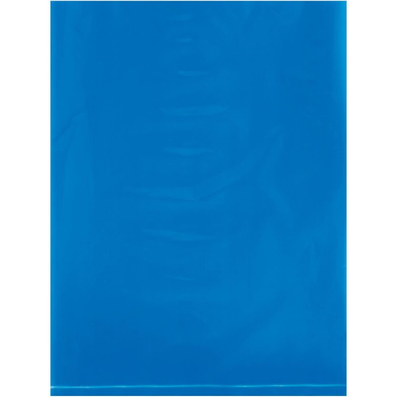 9 x 12 2 mil blue flat poly bags pb480bl