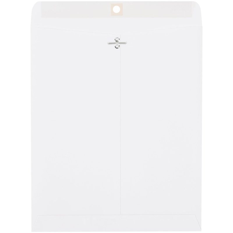 9 x 12 white clasp envelopes en1010