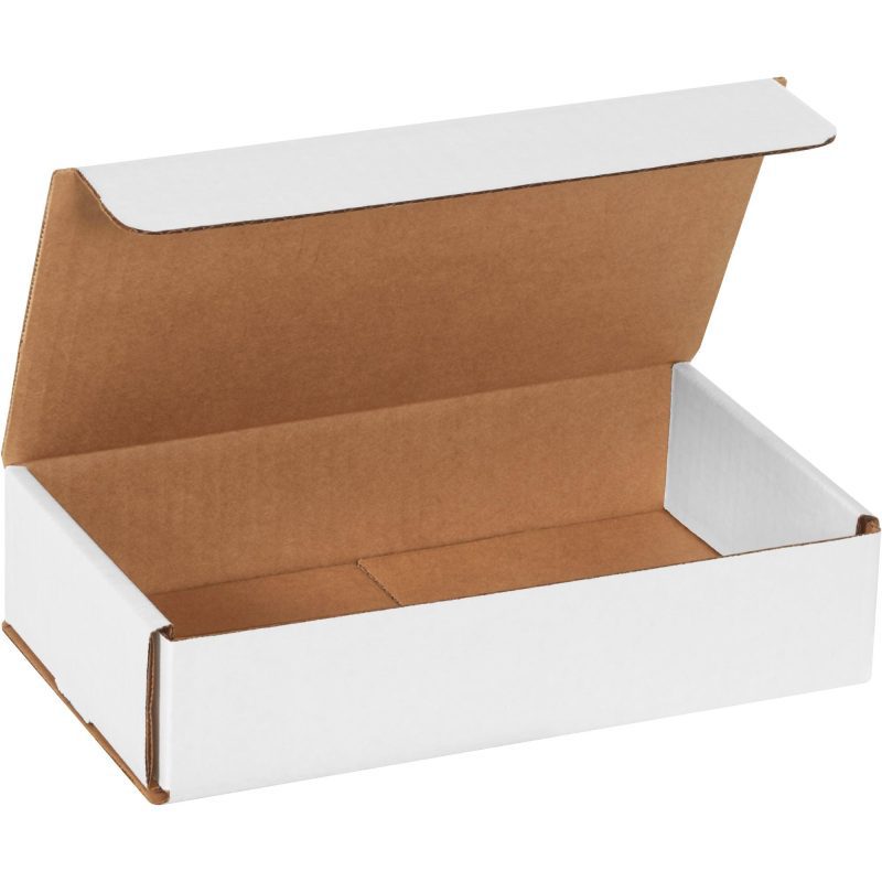 9 x 5 x 2 white corrugated mailers m952