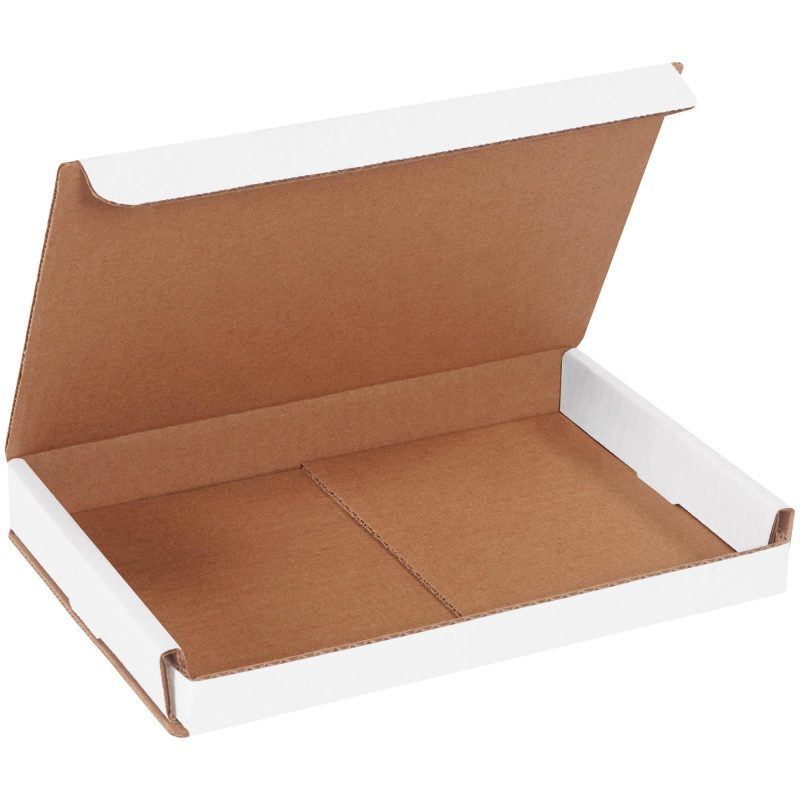 9 x 6 x 1 white corrugated mailers mlr961