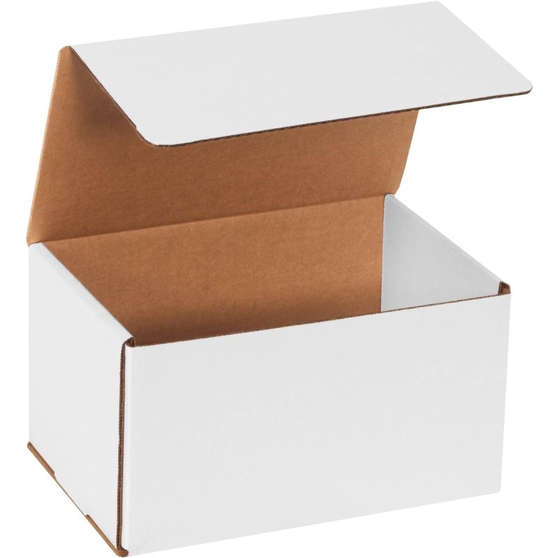 9 x 6 x 5 white corrugated mailers m965