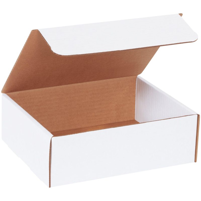 9 x 7 12 x 3 white literature mailers ml973