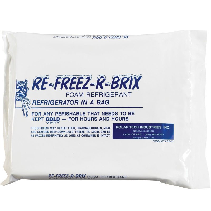 9 x 8 x 1 12 re freez r brix r cold bricks rb60