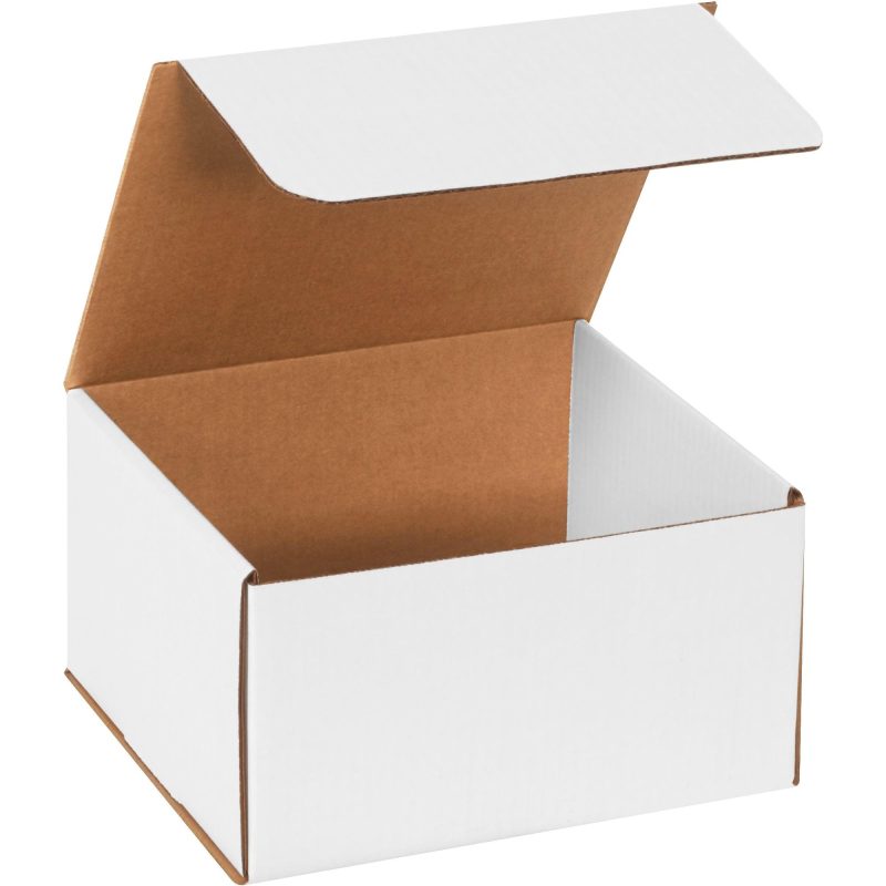 9 x 8 x 5 white corrugated mailers m985