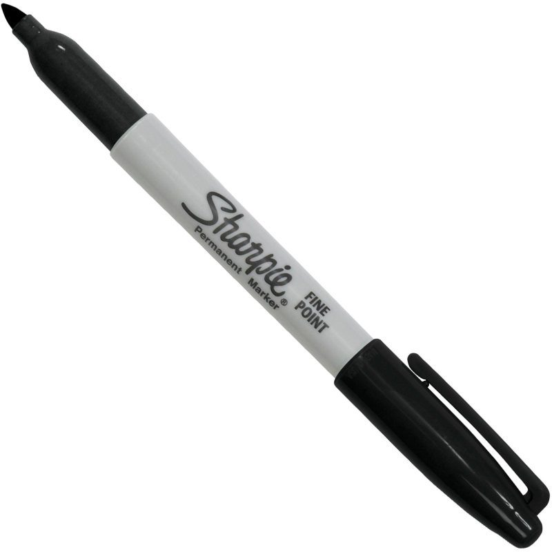 black sharpie r fine point markers mk301bk