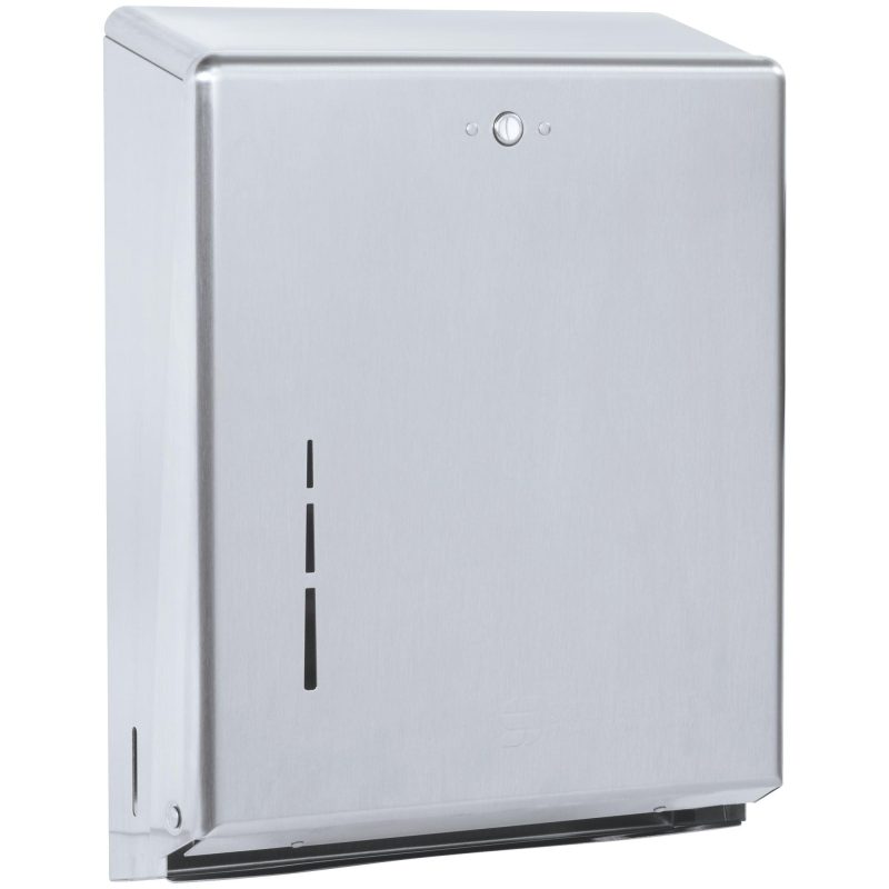 c foldmulti fold hand towel dispenser brushed steel ttd128