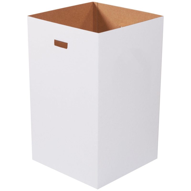 corrugated trash can plain 40 gallon crr40