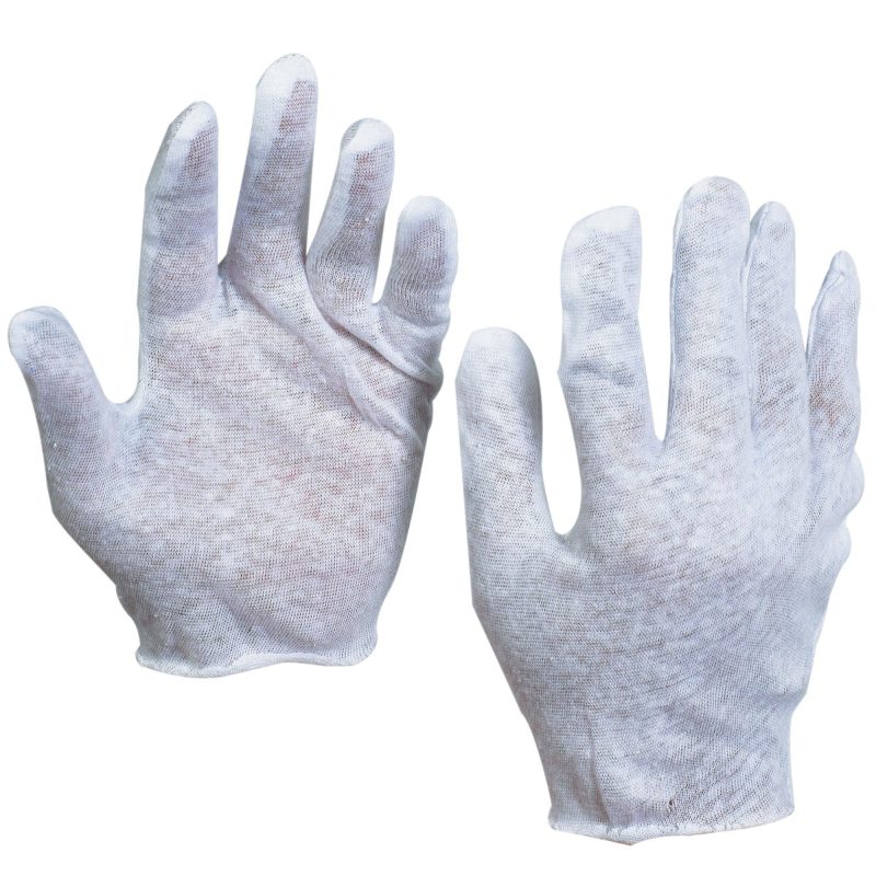 cotton inspection gloves 2 5 oz large glv1013l