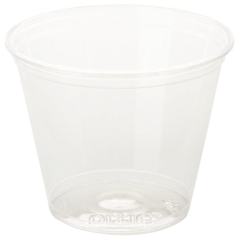 dixie r crystal clear plastic squat cups 9 oz