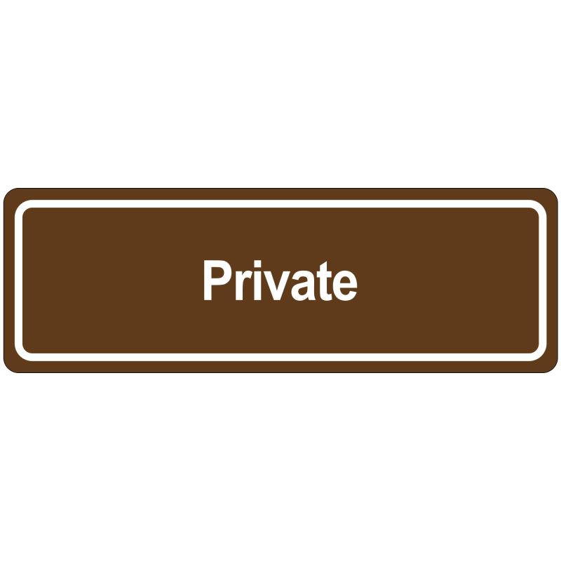 door sign private sn508