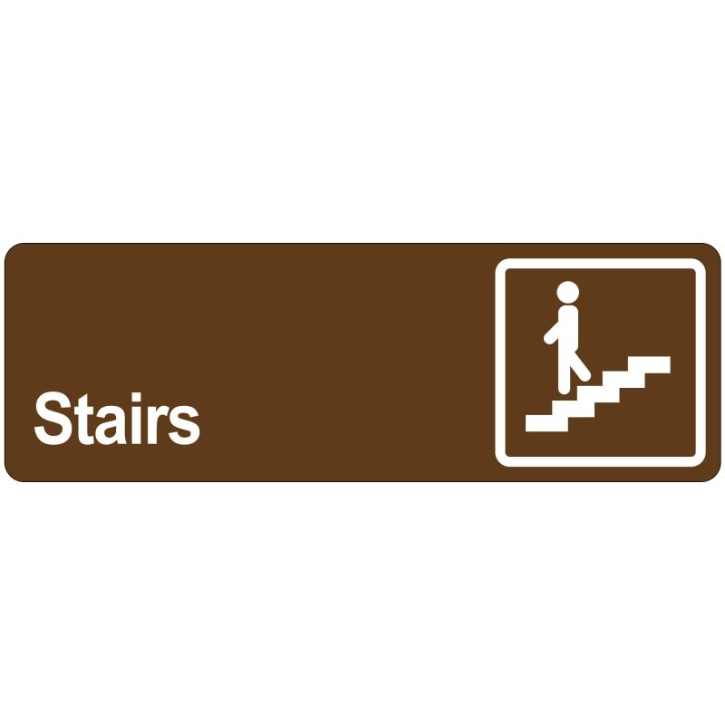 door sign stairs sn514