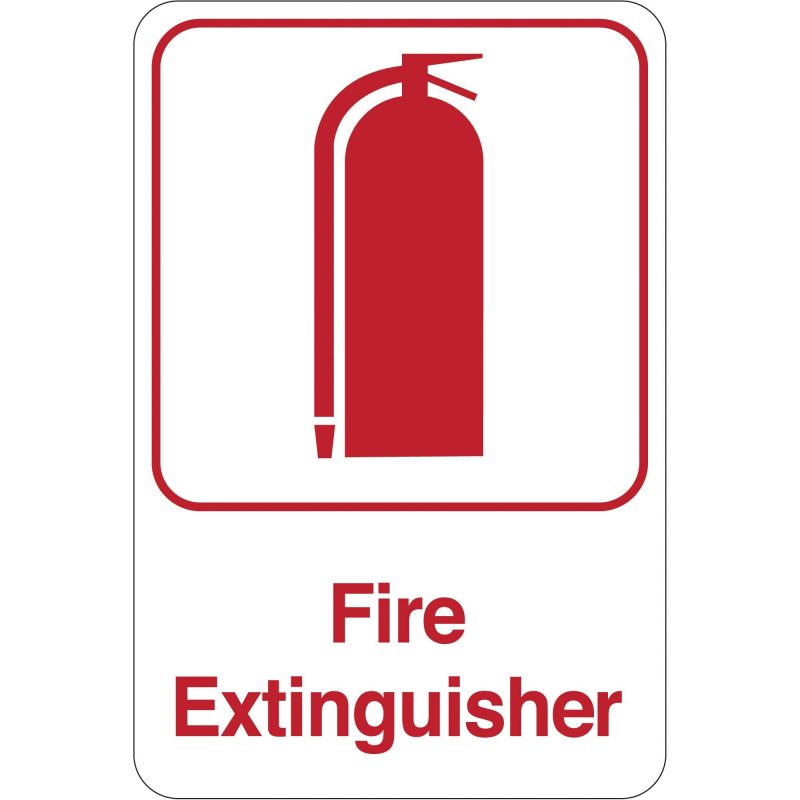 fire extinguisher 9 x 6 facility sign sn401