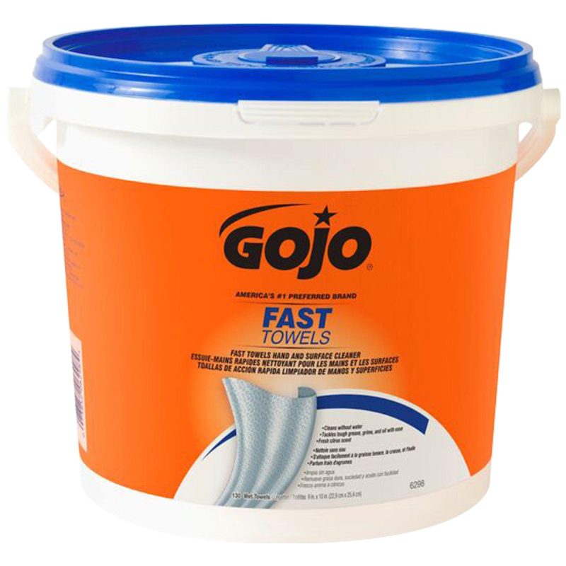 gojo r fast wipes r 1 pack gojo62981pk