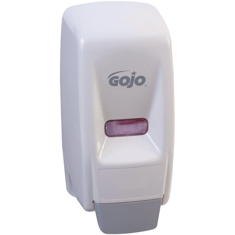 gojo r wall mount dispenser 800 ml white gojo90341pk