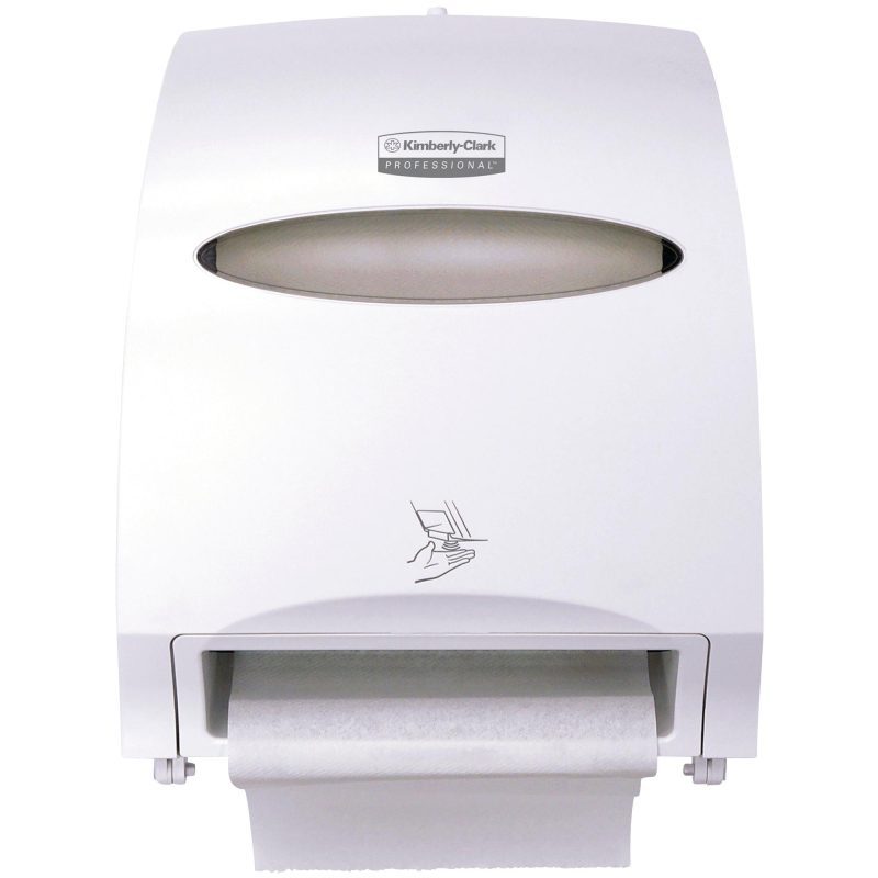 kimberly clark r automatic paper towel dispenser white ttd124