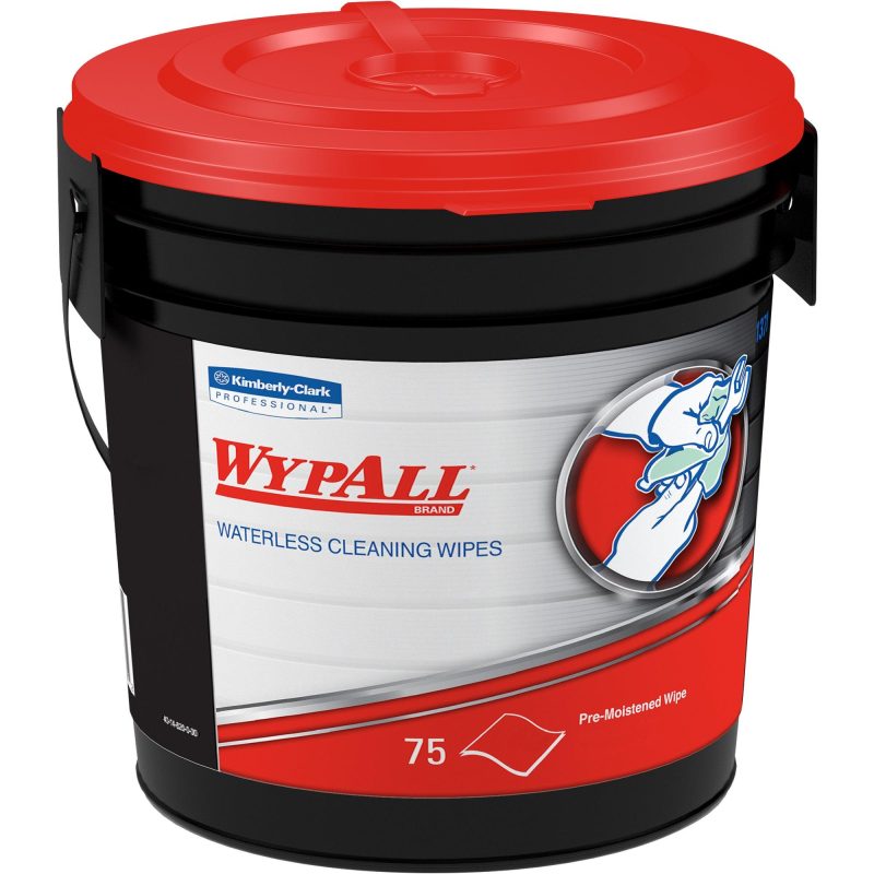 kimberly clark r wypall r waterless cleaning wipes kw146