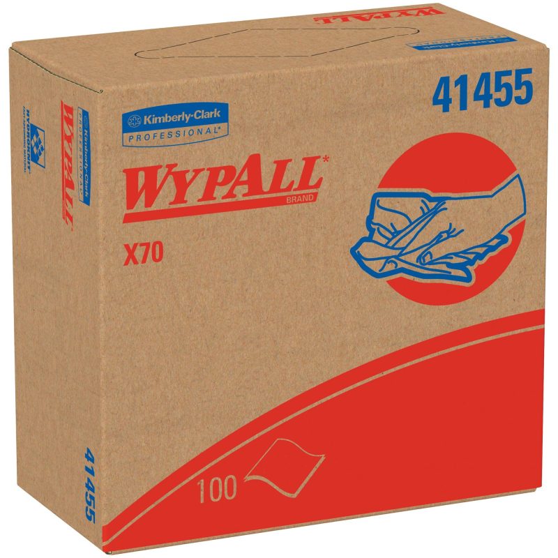 kimberly clark r wypall r x70 9 1 x 16 8 industrial pro wipers dispenser box kw120