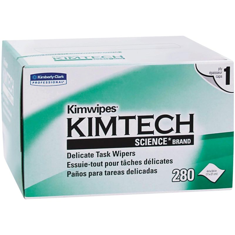 kimwipes r 1 ply 4 4 x 8 4 low lint wipers kw128