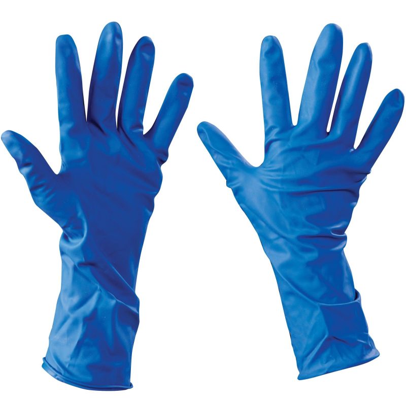 latex industrial gloves powder free wextended cuff medium glv2105m