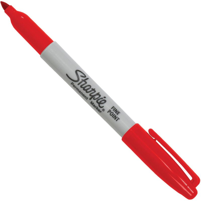 red sharpie r fine point markers mk301rd