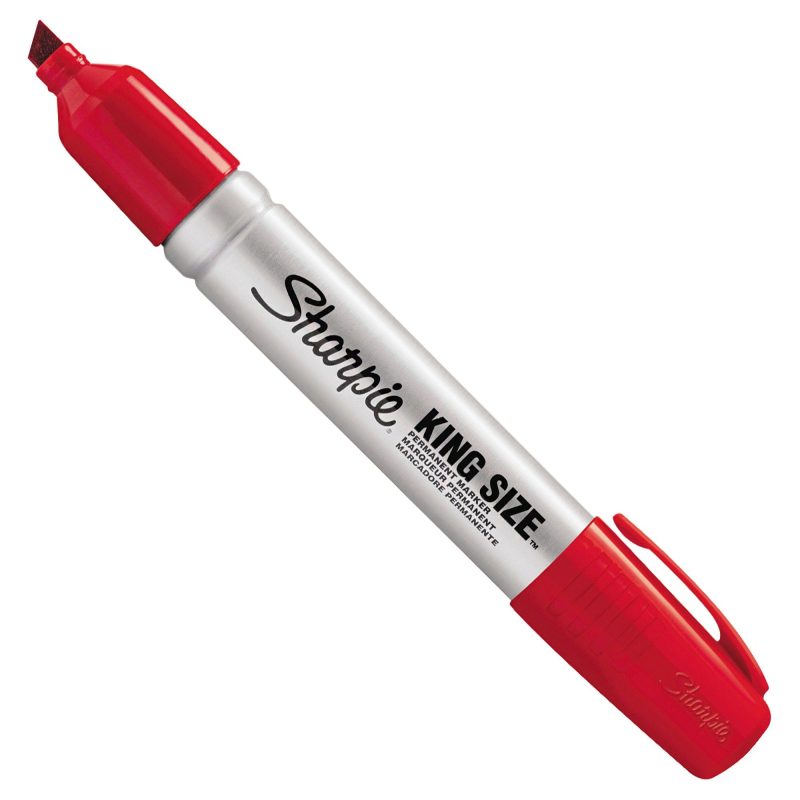 red sharpie r king sizetm markers mk401rd