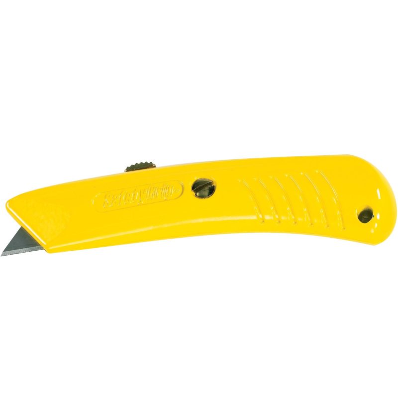 rsg 194 safety grip utility knife yellow kn113