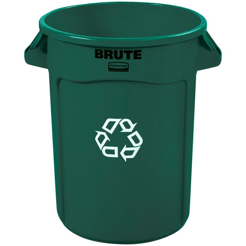 rubbermaid r brute r recycling container 32 gallon green rub141cg