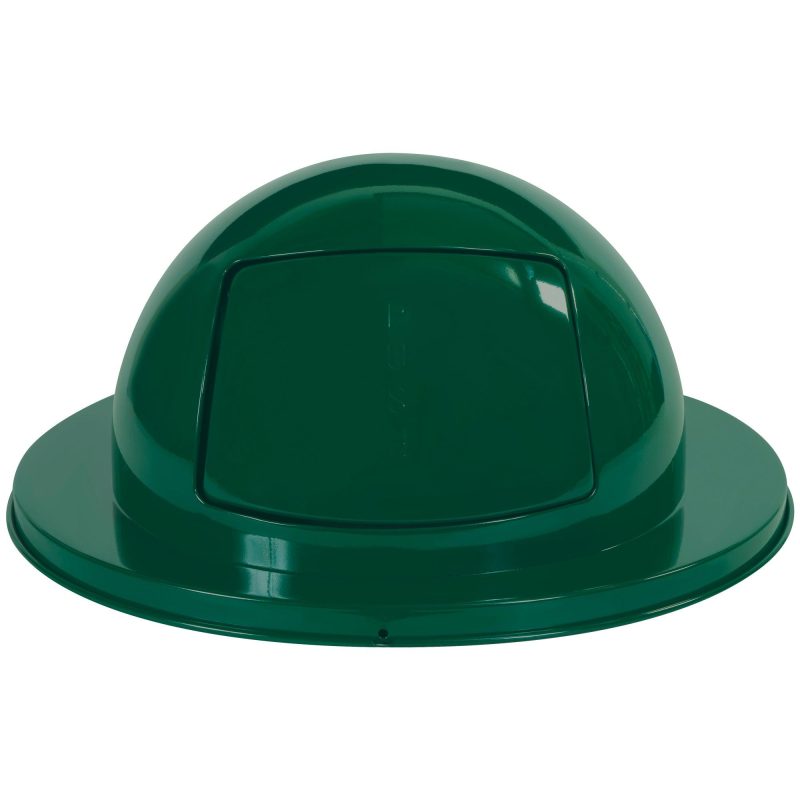 rubbermaid r brute r steel dome lid 55 gallon green rub355sdg