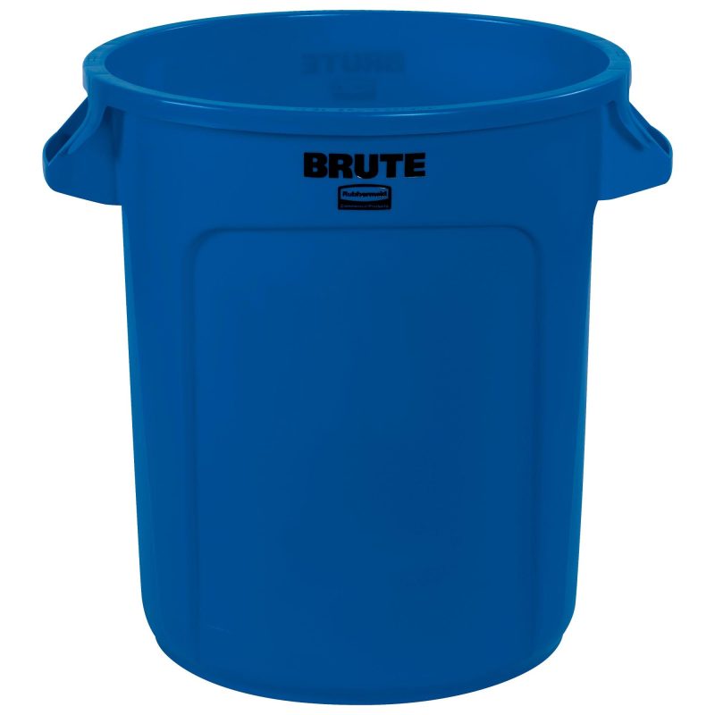 rubbermaid r brute r trash can 10 gallon blue rub310cblu