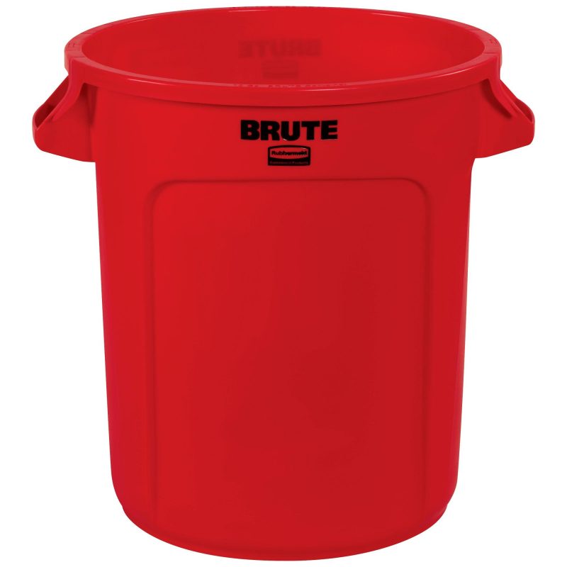 rubbermaid r brute r trash can 10 gallon red rub310cr