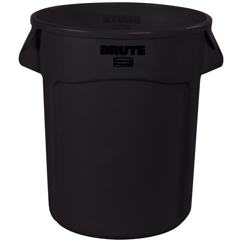 rubbermaid r brute r trash can 20 gallon black rub320cbl