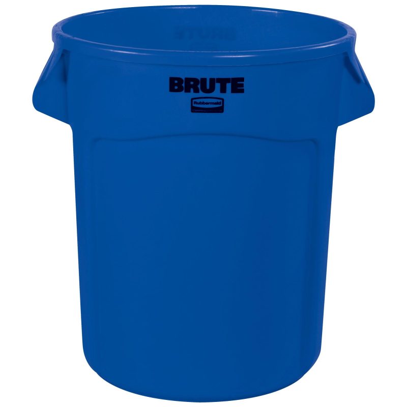 rubbermaid r brute r trash can 20 gallon blue rub320cblu