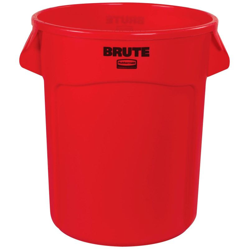 rubbermaid r brute r trash can 20 gallon red rub320cr