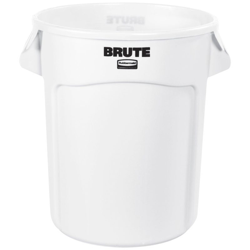 rubbermaid r brute r trash can 20 gallon white rub320cw