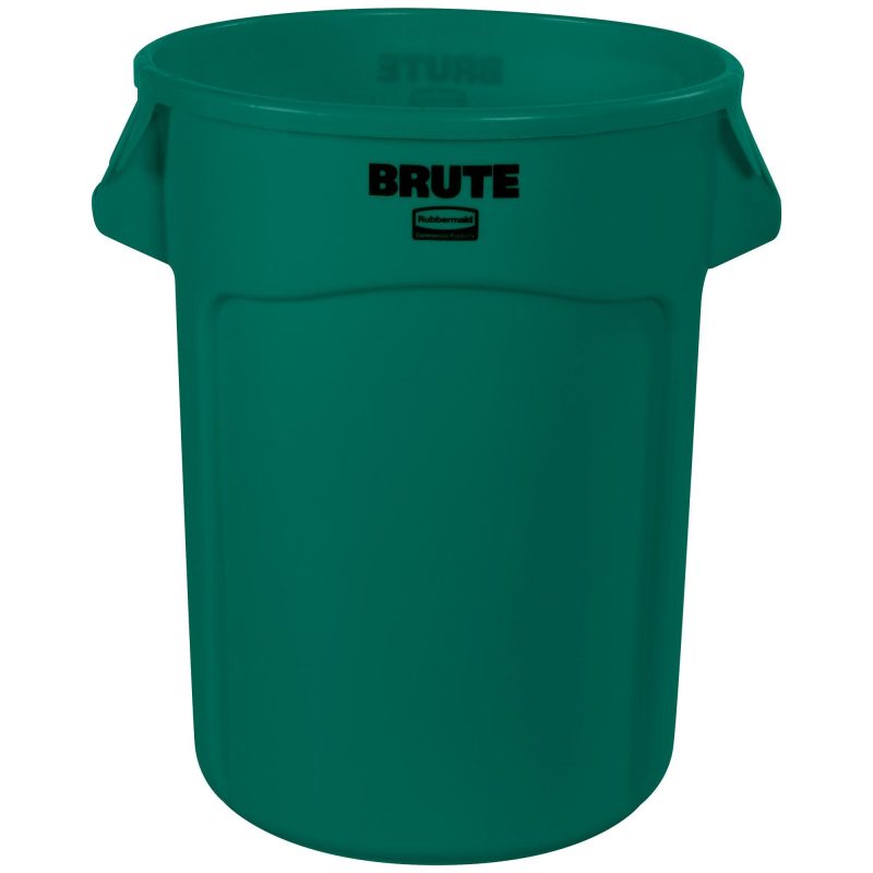 rubbermaid r brute r trash can 32 gallon green rub332cg