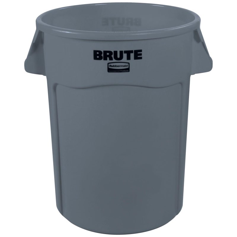 rubbermaid r brute r trash can 44 gallon gray rub344cgr