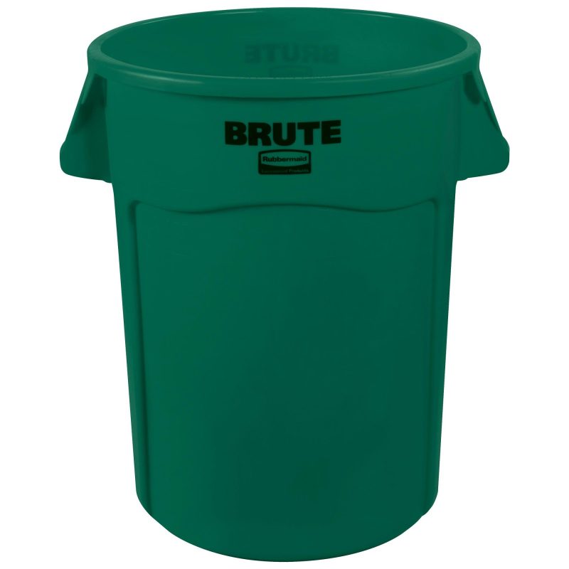 rubbermaid r brute r trash can 44 gallon green rub344cg