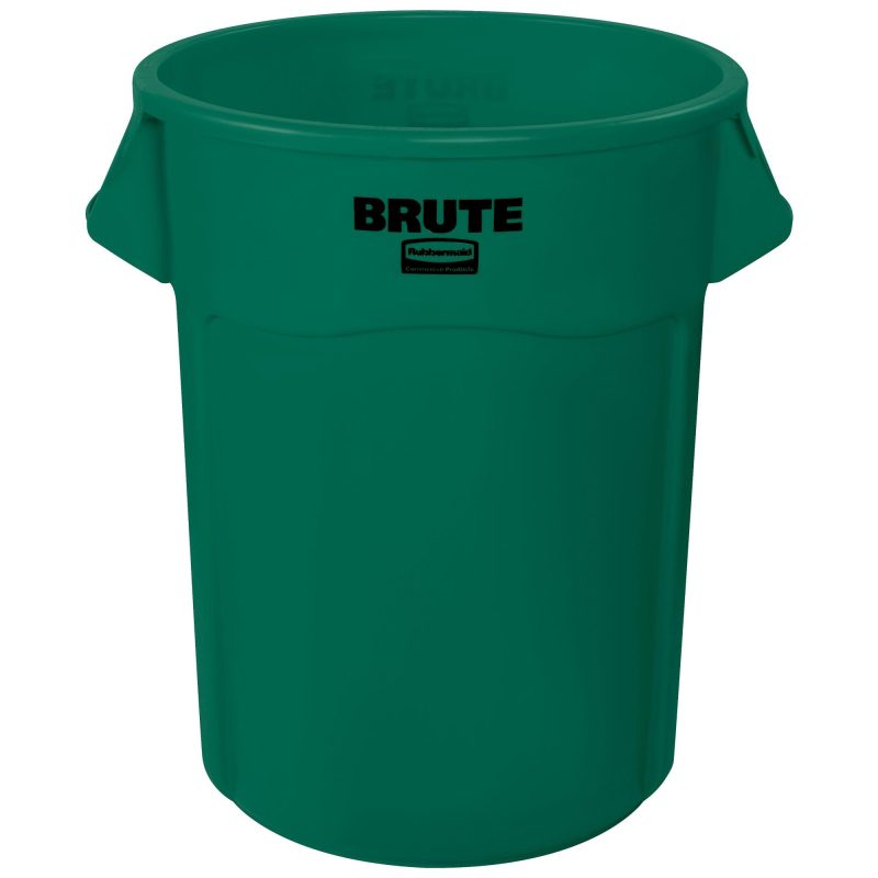 rubbermaid r brute r trash can 55 gallon green rub355cg