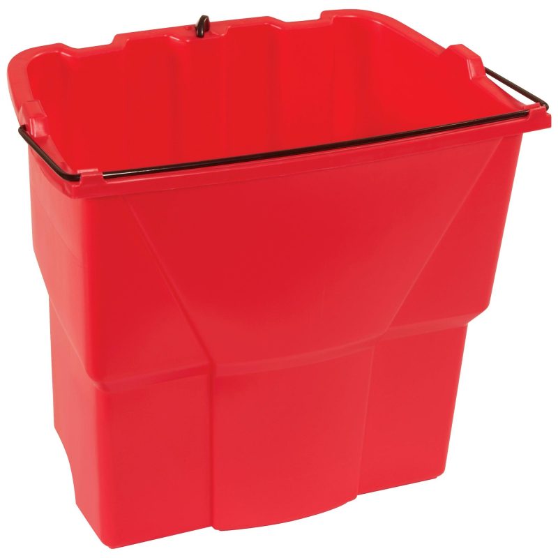 rubbermaid r dirty water bucket red jan186