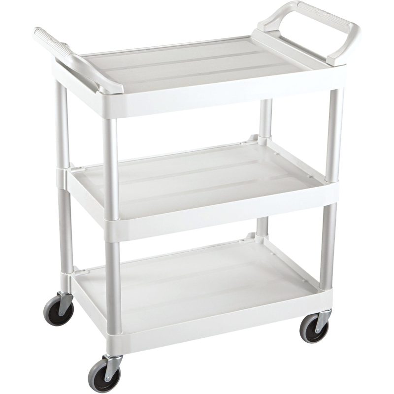 rubbermaid r service cart 34 x 19 x 38 white rub440w