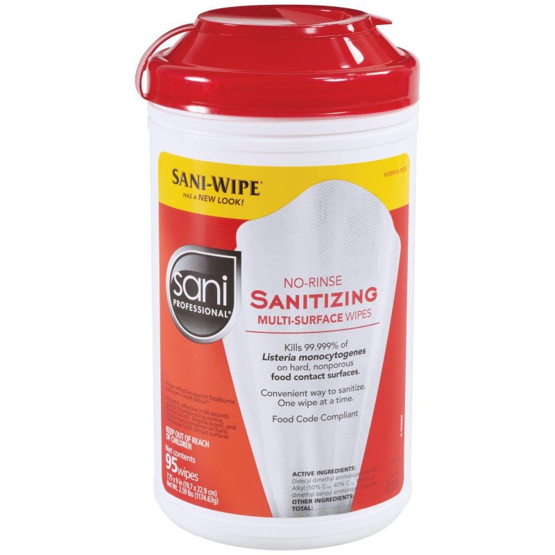 sani wipe r sanitizing wipes 95 count san100