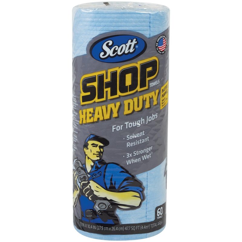 scott r heavy duty shop towels on a roll kw159