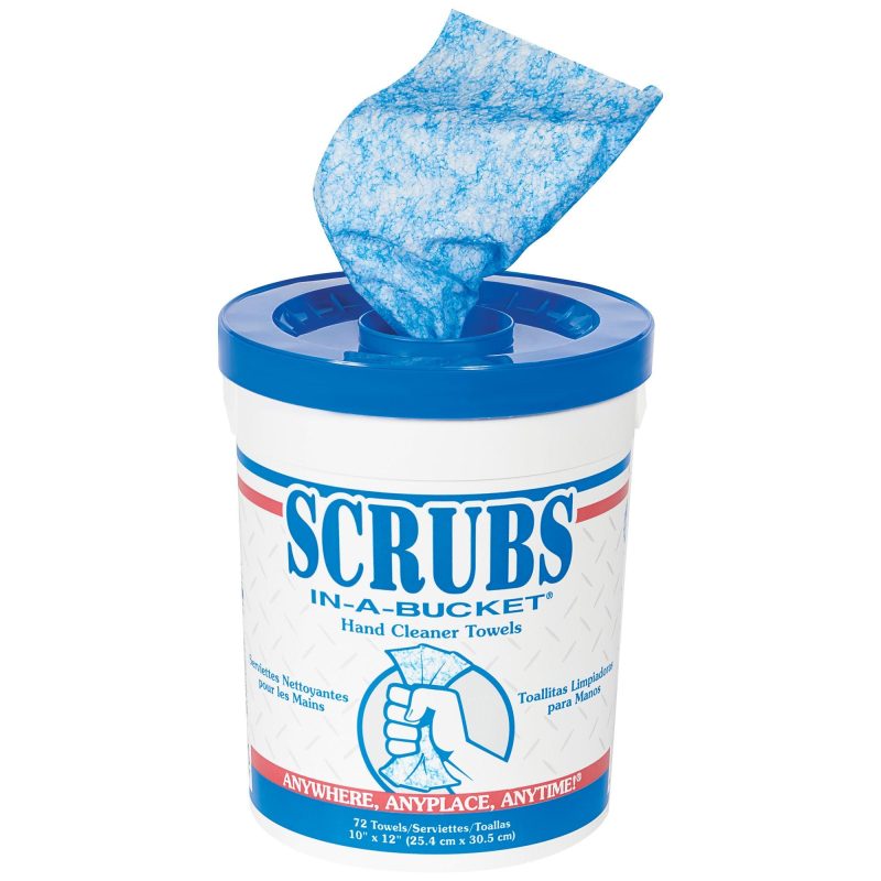 scrubs in a bucket r hand cleaner towels scrubs