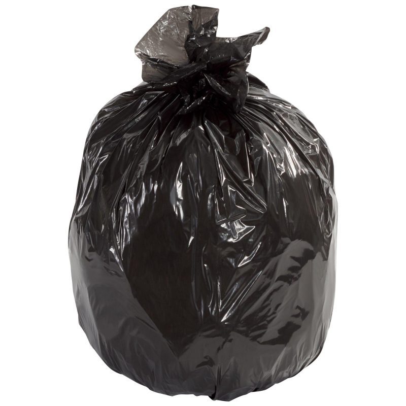 second chance trash liners black 15 gallon 1 0 mil flat pack cl5002