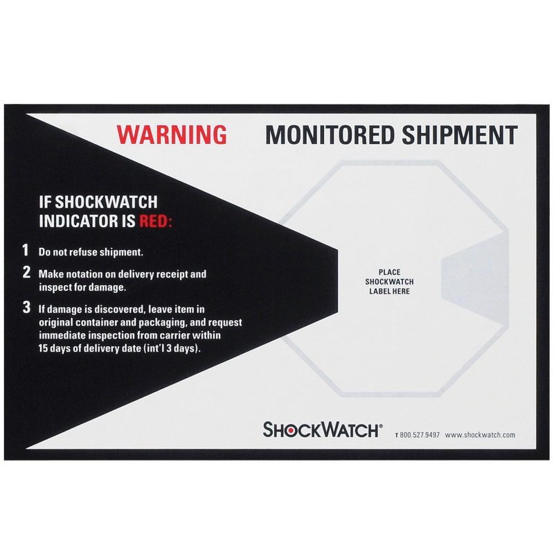 shockwatch r companion labels shwcl