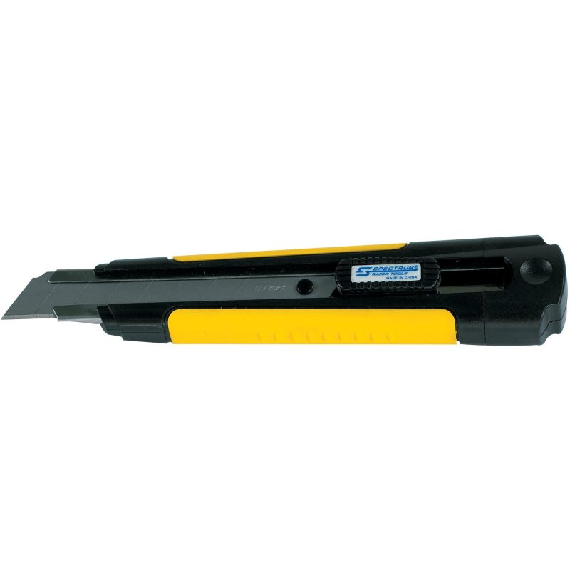 sk 233 8 pt steel track r snap utility knife with grip kn120