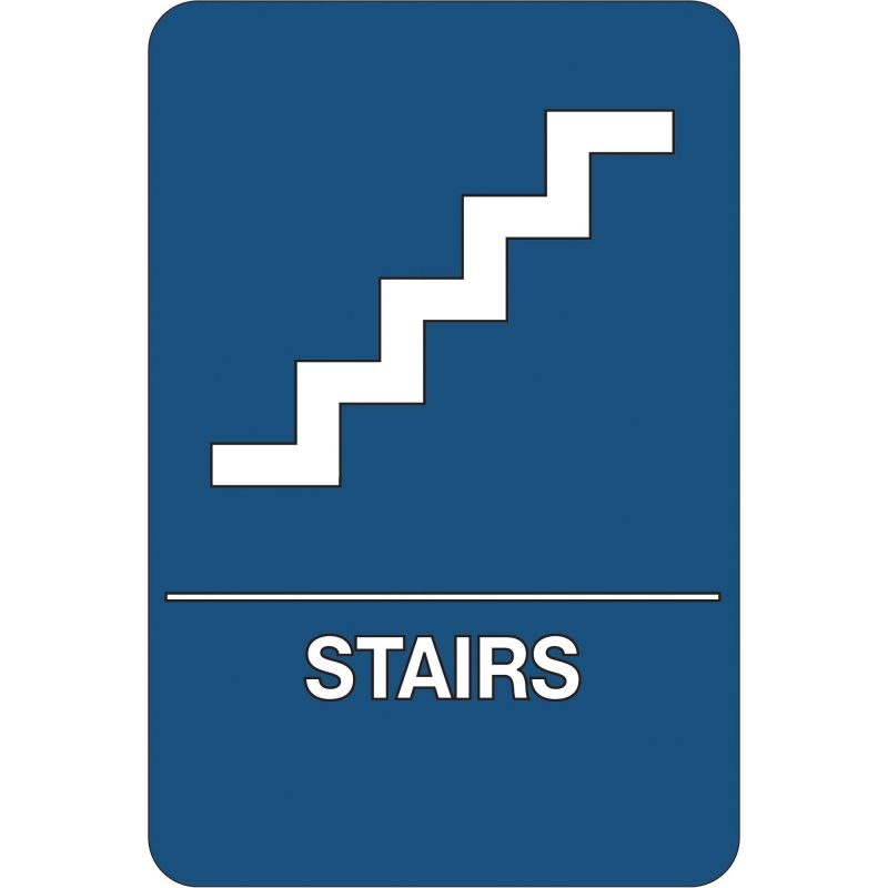 stairs ada compliant plastic sign sn101