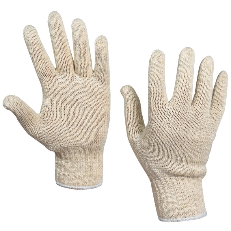 string knit cotton gloves large glv1010l