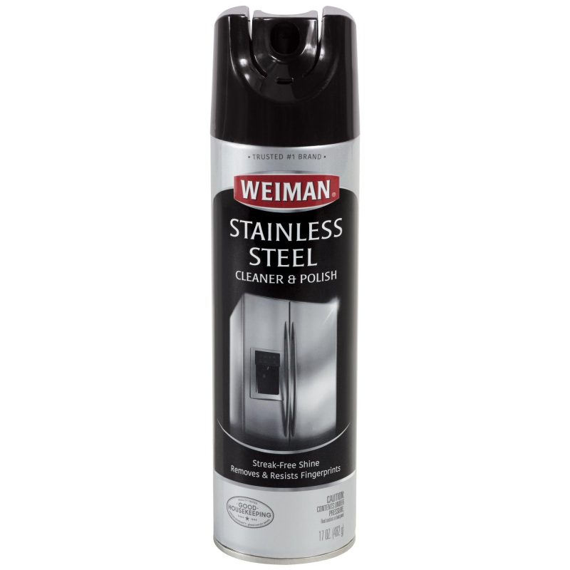 weiman r stainless steel cleaner and polish 17 oz spray can cln1290